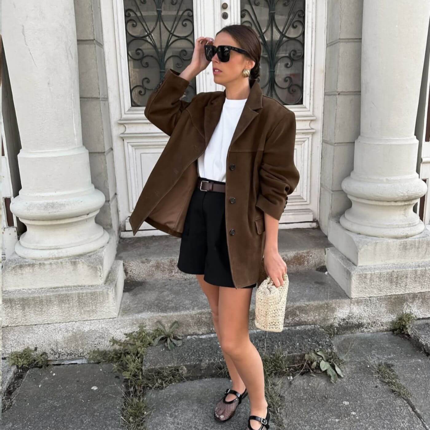 Asta™ – Eksklusiv Vintage Blazer i Ruskind