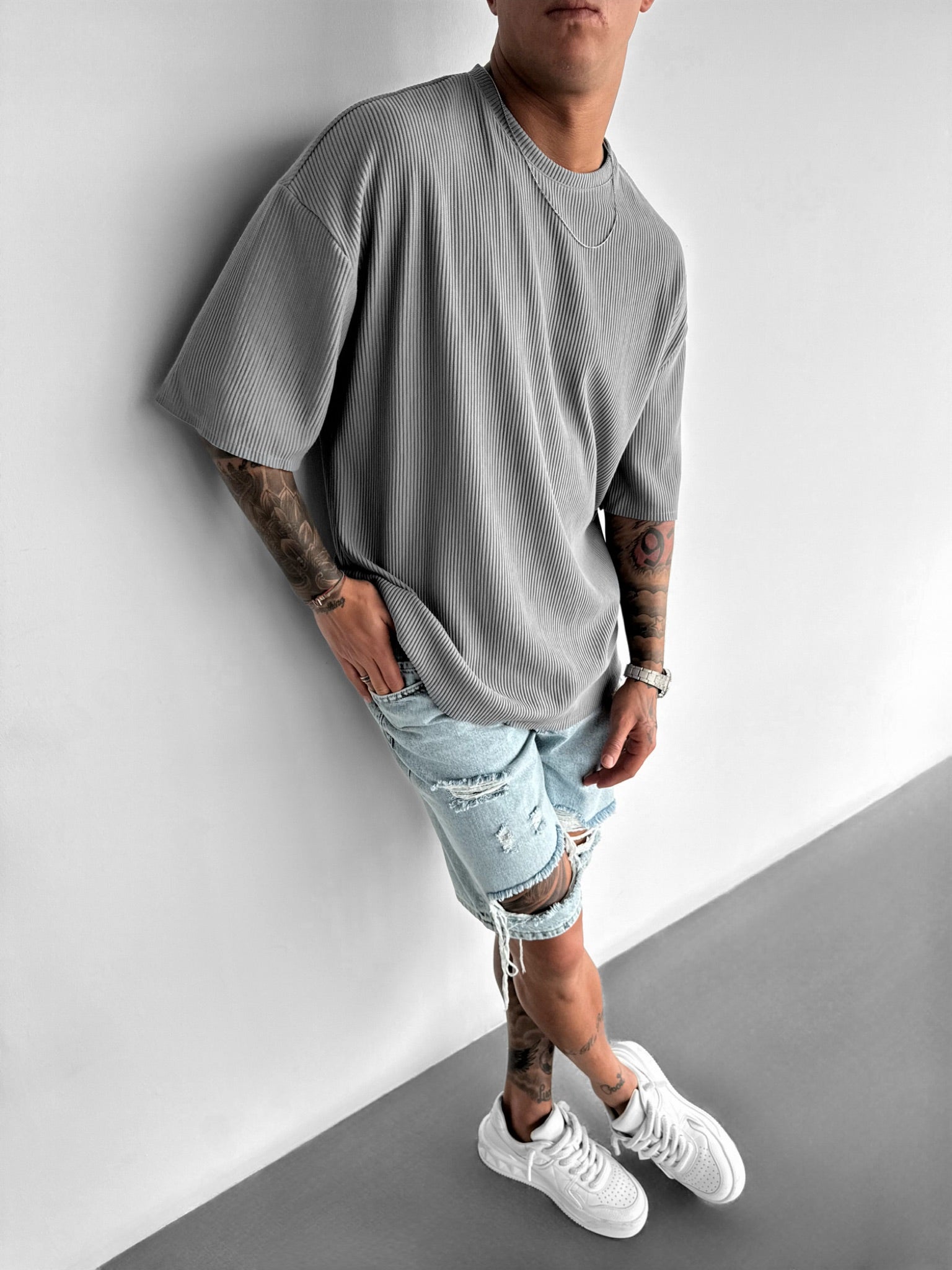 T-shirt Oversize in Corduroy
