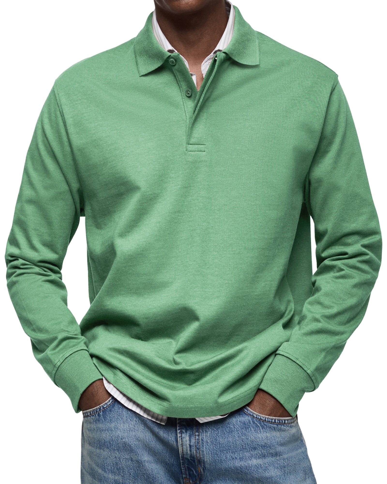 Torsten™ | Casual Poloshirt med Lange Ærmer