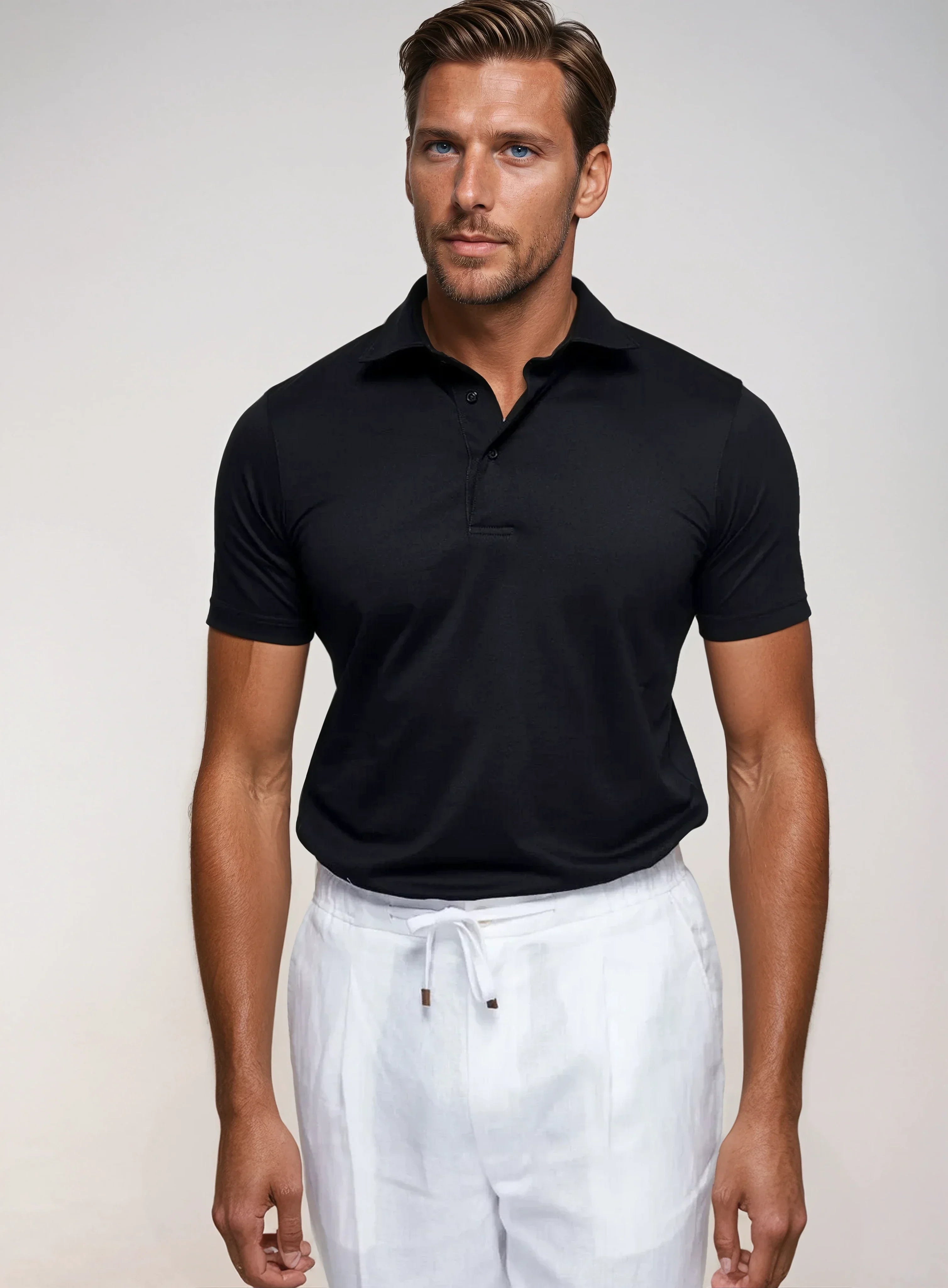 Højtydende Polo Shirt - Sort