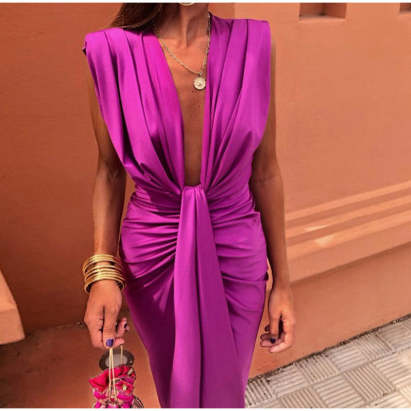 Crocetta™ | Abito Elegante con Scollo Chic